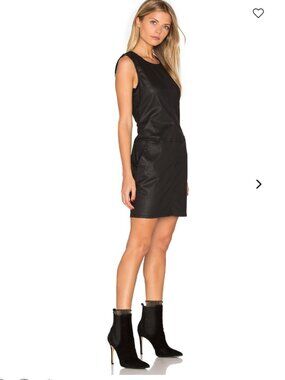 Current/Elliott Vestido The Shift Dress in Black